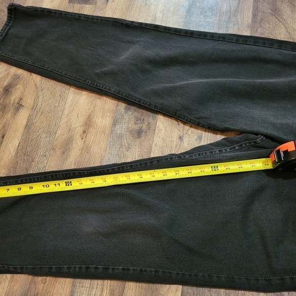 Lee Vintage 90's Women's Black Denim Stretch Waist Casual Jeans Size 12 M - Picture 4 of 9